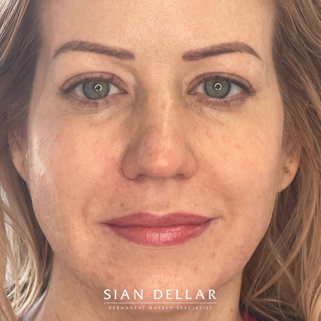 Lip blush transformation before and after - Sian Dellar